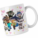 Casa si Gradina - Bucatarie si vesela - Cani si pahare - Cani si cesti - Cana Talking Tom Tralalero Minecraft Labubu Batman CoolTrend, alba, 330ml - Infinity.ro