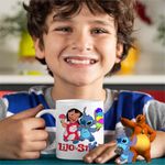 Casa si Gradina - Bucatarie si vesela - Cani si pahare - Cani si cesti - Cana Lilo and Stitch Ice Cream CoolTrend, alba, 330ml - Infinity.ro