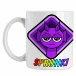 Casa si Gradina - Bucatarie si vesela - Cani si pahare - Cani si cesti - Cana Sprunki Durple Square Music Game CoolTrend, alba, 330ml - Infinity.ro