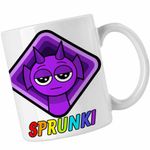 Casa si Gradina - Bucatarie si vesela - Cani si pahare - Cani si cesti - Cana Sprunki Durple Square Music Game CoolTrend, alba, 330ml - Infinity.ro