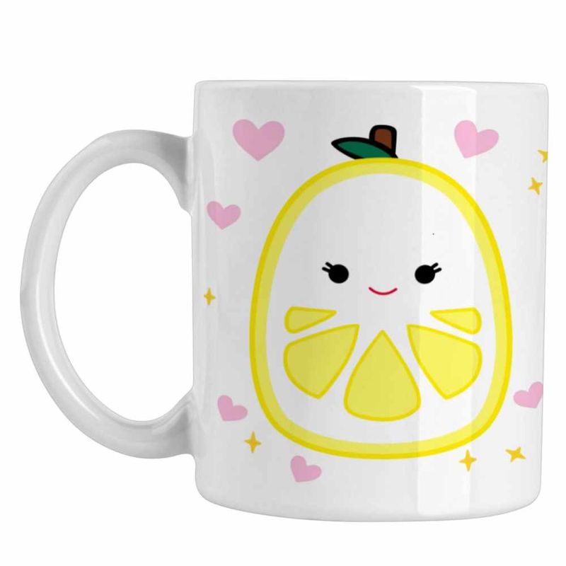 Casa si Gradina - Bucatarie si vesela - Cani si pahare - Cani si cesti - Cana Squishmallows Lamaie CoolTrend, alba, 330ml - Infinity.ro