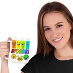Casa si Gradina - Bucatarie si vesela - Cani si pahare - Cani si cesti - Cana Sprunki Music Notes Gamer CoolTrend, alba, 330ml - Infinity.ro