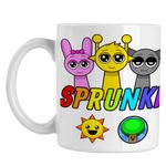 Casa si Gradina - Bucatarie si vesela - Cani si pahare - Cani si cesti - Cana Sprunki Music Game CoolTrend, alba, 330ml - Infinity.ro