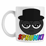 Casa si Gradina - Bucatarie si vesela - Cani si pahare - Cani si cesti - Cana Sprunki Black Music Game CoolTrend, alba, 330ml - Infinity.ro