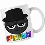 Casa si Gradina - Bucatarie si vesela - Cani si pahare - Cani si cesti - Cana Sprunki Black Music Game CoolTrend, alba, 330ml - Infinity.ro