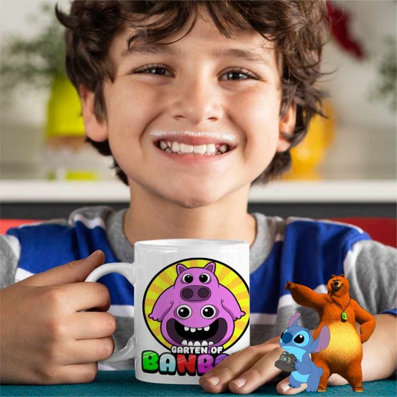 Casa si Gradina - Bucatarie si vesela - Cani si pahare - Cani si cesti - Cana Banban Chef Pigster Garten CoolTrend, alba, 330ml - Infinity.ro