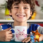 Casa si Gradina - Bucatarie si vesela - Cani si pahare - Cani si cesti - Cana Squishmallow Fluturas CoolTrend, alba, 330ml - Infinity.ro