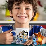 Casa si Gradina - Bucatarie si vesela - Cani si pahare - Cani si cesti - Cana Bluey Family Stitch Stich Bingo CoolTrend, alba, 330ml - Infinity.ro