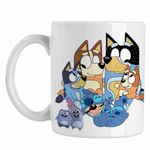 Casa si Gradina - Bucatarie si vesela - Cani si pahare - Cani si cesti - Cana Bluey Family Stitch Stich Bingo CoolTrend, alba, 330ml - Infinity.ro