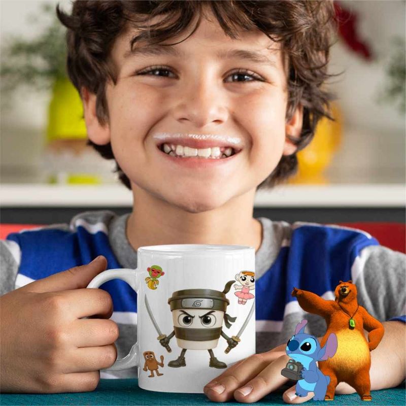 Casa si Gradina - Bucatarie si vesela - Cani si pahare - Cani si cesti - Cana Cappuccino Assassino Italian Meme Brainrot Brain Rot CoolTrend, alba, 330ml - Infinity.ro