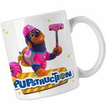 Casa si Gradina - Bucatarie si vesela - Cani si pahare - Cani si cesti - Cana Pupstruction Roxy Catelusi Constructori CoolTrend, alba, 330ml - Infinity.ro
