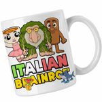 Casa si Gradina - Bucatarie si vesela - Cani si pahare - Cani si cesti - Cana Italian Patapim Sahur Ballerina Brainrot Brain Rot CoolTrend, alba, 330ml - Infinity.ro