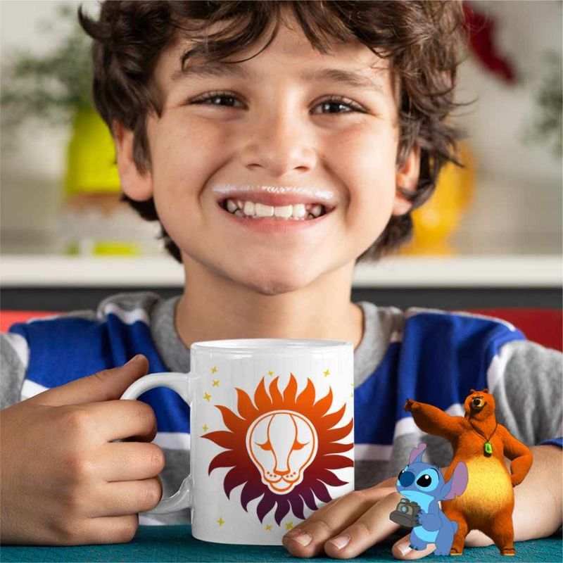 Casa si Gradina - Bucatarie si vesela - Cani si pahare - Cani si cesti - Cana Leu Horoscop Zodie Astrologie Leo CoolTrend, alba, 330ml - Infinity.ro