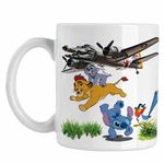 Casa si Gradina - Bucatarie si vesela - Cani si pahare - Cani si cesti - Cana Bombardiro Crocodilo Garda Felina Meme CoolTrend, alba, 330ml - Infinity.ro