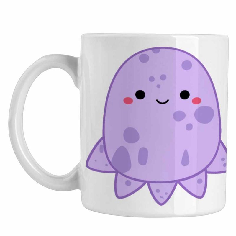Casa si Gradina - Bucatarie si vesela - Cani si pahare - Cani si cesti - Cana Squishmallows Caracatita CoolTrend, alba, 330ml - Infinity.ro