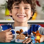 Casa si Gradina - Bucatarie si vesela - Cani si pahare - Cani si cesti - Cana Grizzy Lemingi Prastie Lemings CoolTrend, alba, 330ml - Infinity.ro