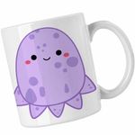 Casa si Gradina - Bucatarie si vesela - Cani si pahare - Cani si cesti - Cana Squishmallows Caracatita CoolTrend, alba, 330ml - Infinity.ro