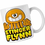 Casa si Gradina - Bucatarie si vesela - Cani si pahare - Cani si cesti - Cana Banban Stinger Flynn Caracatita CoolTrend, alba, 330ml - Infinity.ro