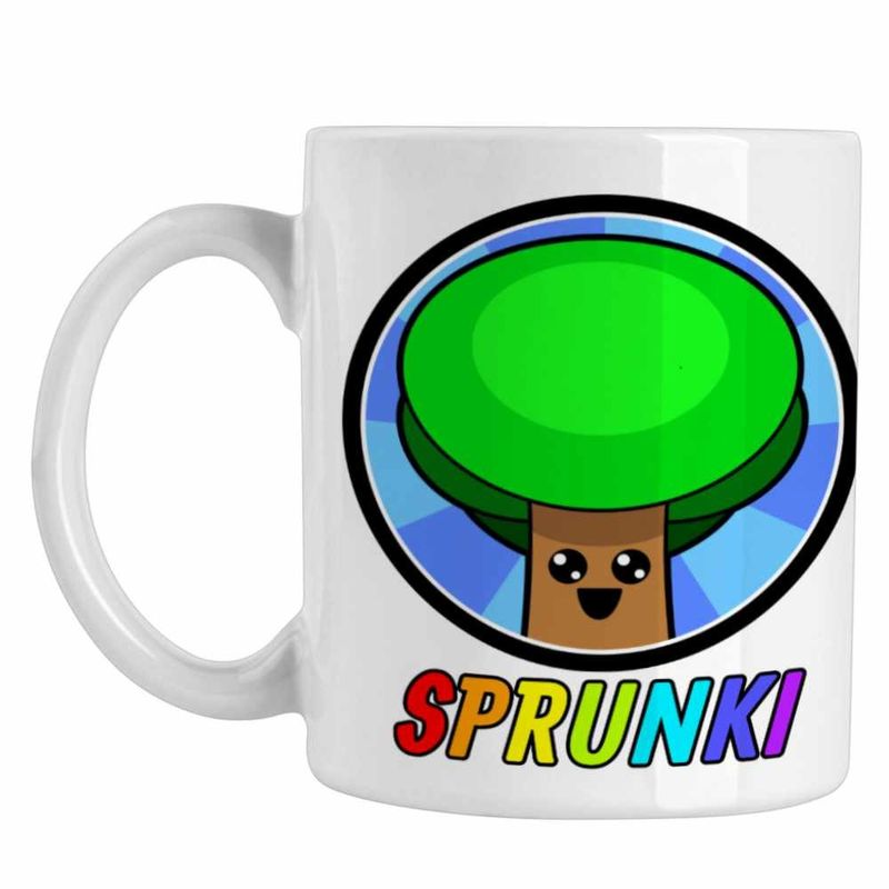 Casa si Gradina - Bucatarie si vesela - Cani si pahare - Cani si cesti - Cana Sprunki Tree Music Game CoolTrend, alba, 330ml - Infinity.ro