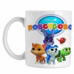 Casa si Gradina - Bucatarie si vesela - Cani si pahare - Cani si cesti - Cana Robogobo Logo CoolTrend, alba, 330ml - Infinity.ro