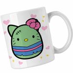 Casa si Gradina - Bucatarie si vesela - Cani si pahare - Cani si cesti - Cana Squishmallows Pisica Zombie Horror CoolTrend, alba, 330ml - Infinity.ro