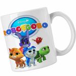 Casa si Gradina - Bucatarie si vesela - Cani si pahare - Cani si cesti - Cana Robogobo Logo CoolTrend, alba, 330ml - Infinity.ro