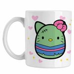 Casa si Gradina - Bucatarie si vesela - Cani si pahare - Cani si cesti - Cana Squishmallows Pisica Zombie Horror CoolTrend, alba, 330ml - Infinity.ro