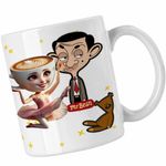 Casa si Gradina - Bucatarie si vesela - Cani si pahare - Cani si cesti - Cana Mr Bean Ballerina Capucina Meme CoolTrend, alba, 330ml - Infinity.ro