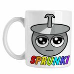 Casa si Gradina - Bucatarie si vesela - Cani si pahare - Cani si cesti - Cana Sprunki Head Beats Music Gamer CoolTrend, alba, 330ml - Infinity.ro