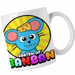 Casa si Gradina - Bucatarie si vesela - Cani si pahare - Cani si cesti - Cana Banban Mouse Tom Gradinita CoolTrend, alba, 330ml - Infinity.ro