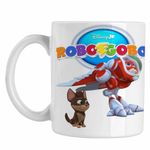 Casa si Gradina - Bucatarie si vesela - Cani si pahare - Cani si cesti - Cana Robogobo Wingo Robosuit CoolTrend, alba, 330ml - Infinity.ro