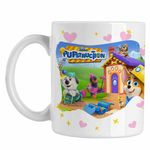 Casa si Gradina - Bucatarie si vesela - Cani si pahare - Cani si cesti - Cana Pupstruction Action Catelusi Constructori CoolTrend, alba, 330ml - Infinity.ro