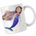 Casa si Gradina - Bucatarie si vesela - Cani si pahare - Cani si cesti - Cana Sofia Intai Sirena, Sofia the First CoolTrend, alba, 330ml - Infinity.ro