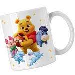 Casa si Gradina - Bucatarie si vesela - Cani si pahare - Cani si cesti - Cana Winnie the Pooh Puh Copilarie Desene Animate CoolTrend, alba, 330ml - Infinity.ro