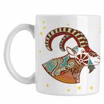 Casa si Gradina - Bucatarie si vesela - Cani si pahare - Cani si cesti - Cana Capricorn Zodiac Horoscop Mandala Astrologie CoolTrend, alba, 330ml - Infinity.ro