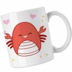 Casa si Gradina - Bucatarie si vesela - Cani si pahare - Cani si cesti - Cana Squishmallows Homar Ocean CoolTrend, alba, 330ml - Infinity.ro