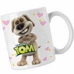 Casa si Gradina - Bucatarie si vesela - Cani si pahare - Cani si cesti - Cana Ben Talking Tom CoolTrend, alba, 330ml - Infinity.ro