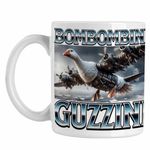 Casa si Gradina - Bucatarie si vesela - Cani si pahare - Cani si cesti - Cana Bombombini Guzzini Italian Meme Brainrot Brain Rot CoolTrend, alba, 330ml - Infinity.ro