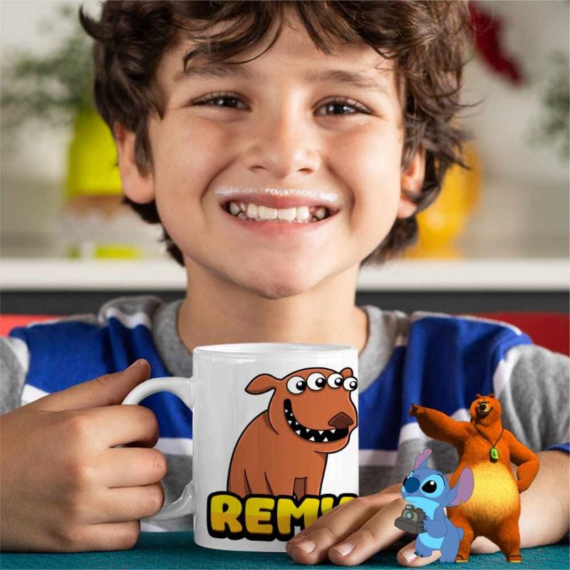 Casa si Gradina - Bucatarie si vesela - Cani si pahare - Cani si cesti - Cana Banban Remy Catel Kinder CoolTrend, alba, 330ml - Infinity.ro