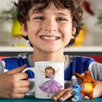 Casa si Gradina - Bucatarie si vesela - Cani si pahare - Cani si cesti - Cana Sofia the First, Sofia Intai CoolTrend, alba, 330ml - Infinity.ro