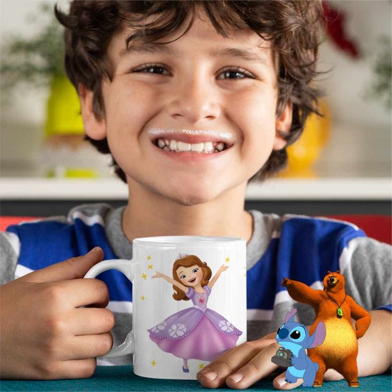 Casa si Gradina - Bucatarie si vesela - Cani si pahare - Cani si cesti - Cana Sofia the First, Sofia Intai CoolTrend, alba, 330ml - Infinity.ro