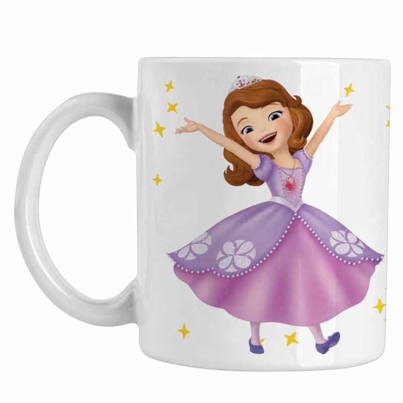 Casa si Gradina - Bucatarie si vesela - Cani si pahare - Cani si cesti - Cana Sofia the First, Sofia Intai CoolTrend, alba, 330ml - Infinity.ro