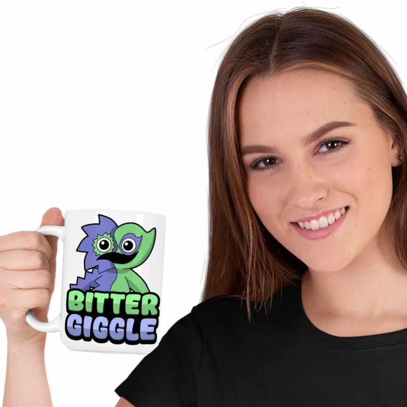 Casa si Gradina - Bucatarie si vesela - Cani si pahare - Cani si cesti - Cana Banban Bittergiggle Gradina CoolTrend, alba, 330ml - Infinity.ro