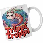 Casa si Gradina - Bucatarie si vesela - Cani si pahare - Cani si cesti - Cana Meme Trippi Troppi Brainrot CoolTrend, alba, 330ml - Infinity.ro