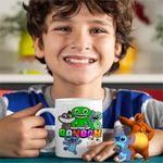 Casa si Gradina - Bucatarie si vesela - Cani si pahare - Cani si cesti - Cana Banban Sheriff Jumbo BitterGiggle CoolTrend, alba, 330ml - Infinity.ro