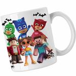 Casa si Gradina - Bucatarie si vesela - Cani si pahare - Cani si cesti - Cana PJ Masks Roblox Minecraft CoolTrend, alba, 330ml - Infinity.ro