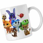 Casa si Gradina - Bucatarie si vesela - Cani si pahare - Cani si cesti - Cana Robogobo All Gang CoolTrend, alba, 330ml - Infinity.ro