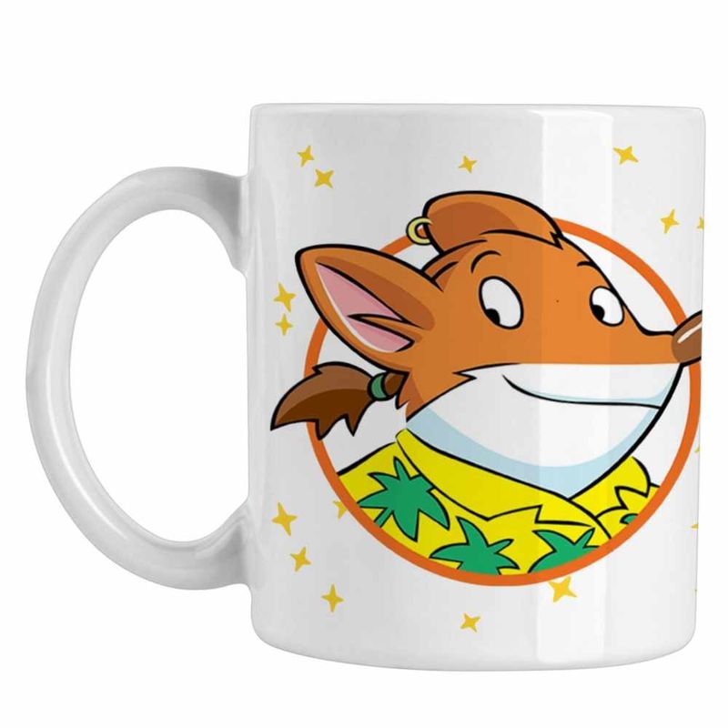 Casa si Gradina - Bucatarie si vesela - Cani si pahare - Cani si cesti - Cana Trap Geronimo Stilton Gazetar CoolTrend, alba, 330ml - Infinity.ro