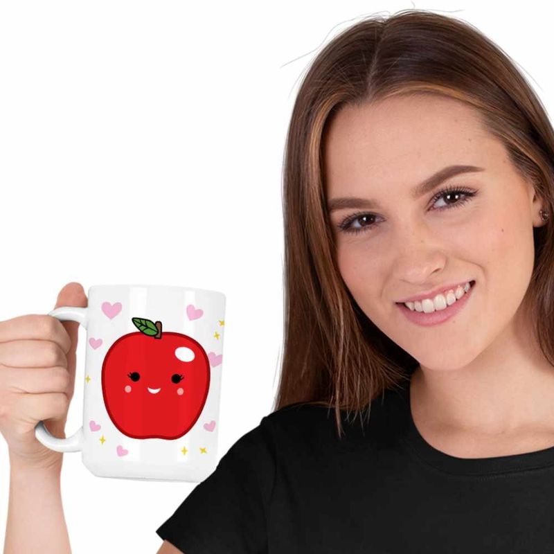 Casa si Gradina - Bucatarie si vesela - Cani si pahare - Cani si cesti - Cana Squishmallows Mar Fruct CoolTrend, alba, 330ml - Infinity.ro