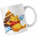 Casa si Gradina - Bucatarie si vesela - Cani si pahare - Cani si cesti - Cana Winnie the Pooh Craciun Puh Sarbatori CoolTrend, alba, 330ml - Infinity.ro